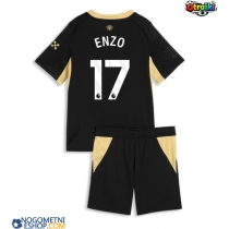 Otroški Nogometni dresi Manchester City Enzo Fernandez #17 Gostujoči 2026-27 Kratek Rokav (+ Kratke hlače)